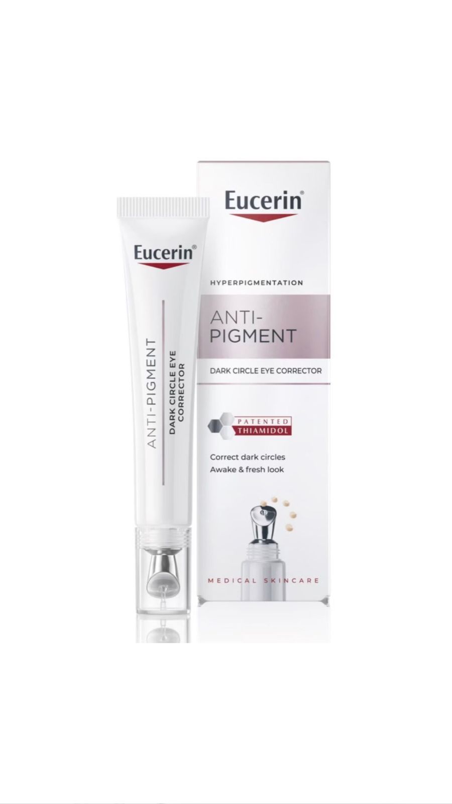 EUCERIN Anti-Pigment Dark Circle Eye Corrector Cream يوسيرين كريم مضاد للتصبغات ومصحح للهالات السوداء حول العينين